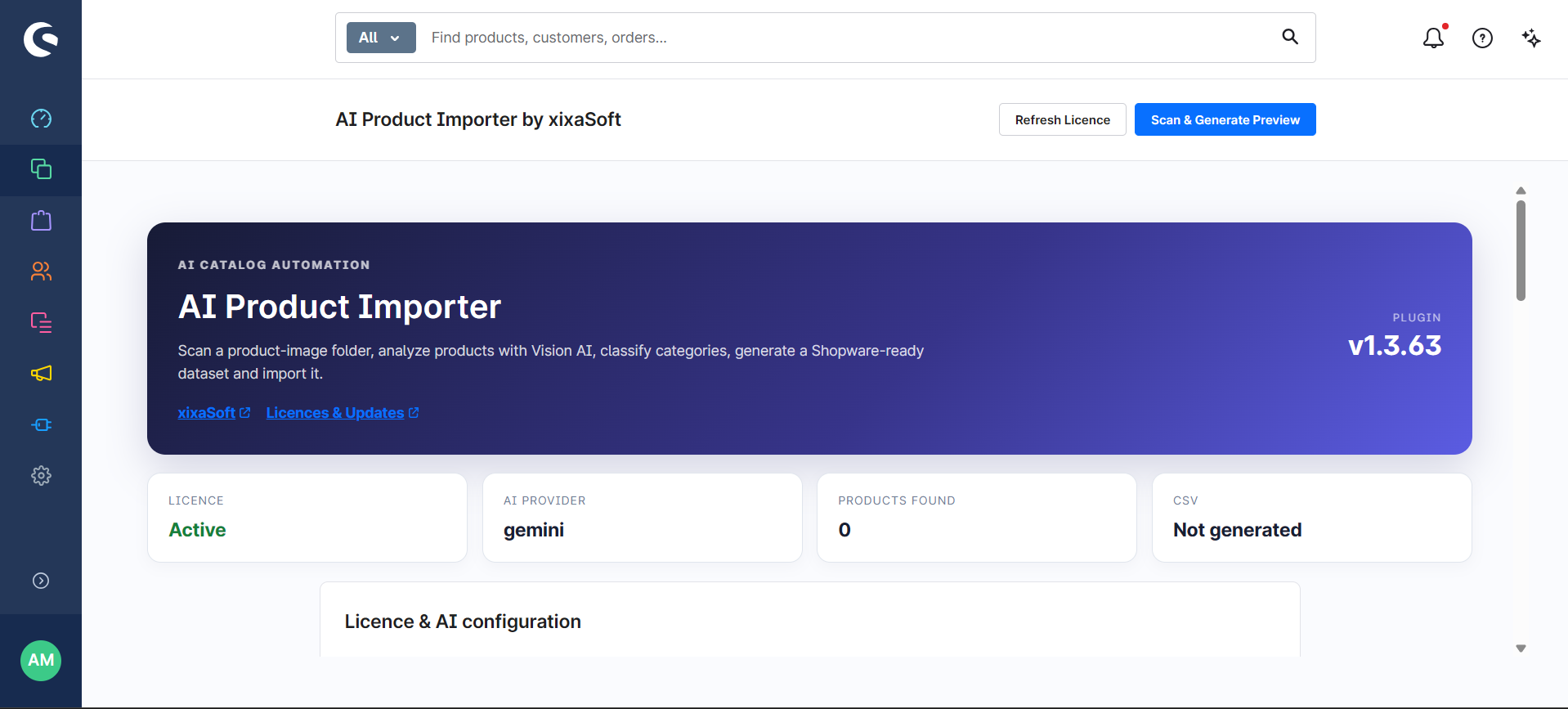 AI Product Importer for Shopware 6 | xixaSoft
