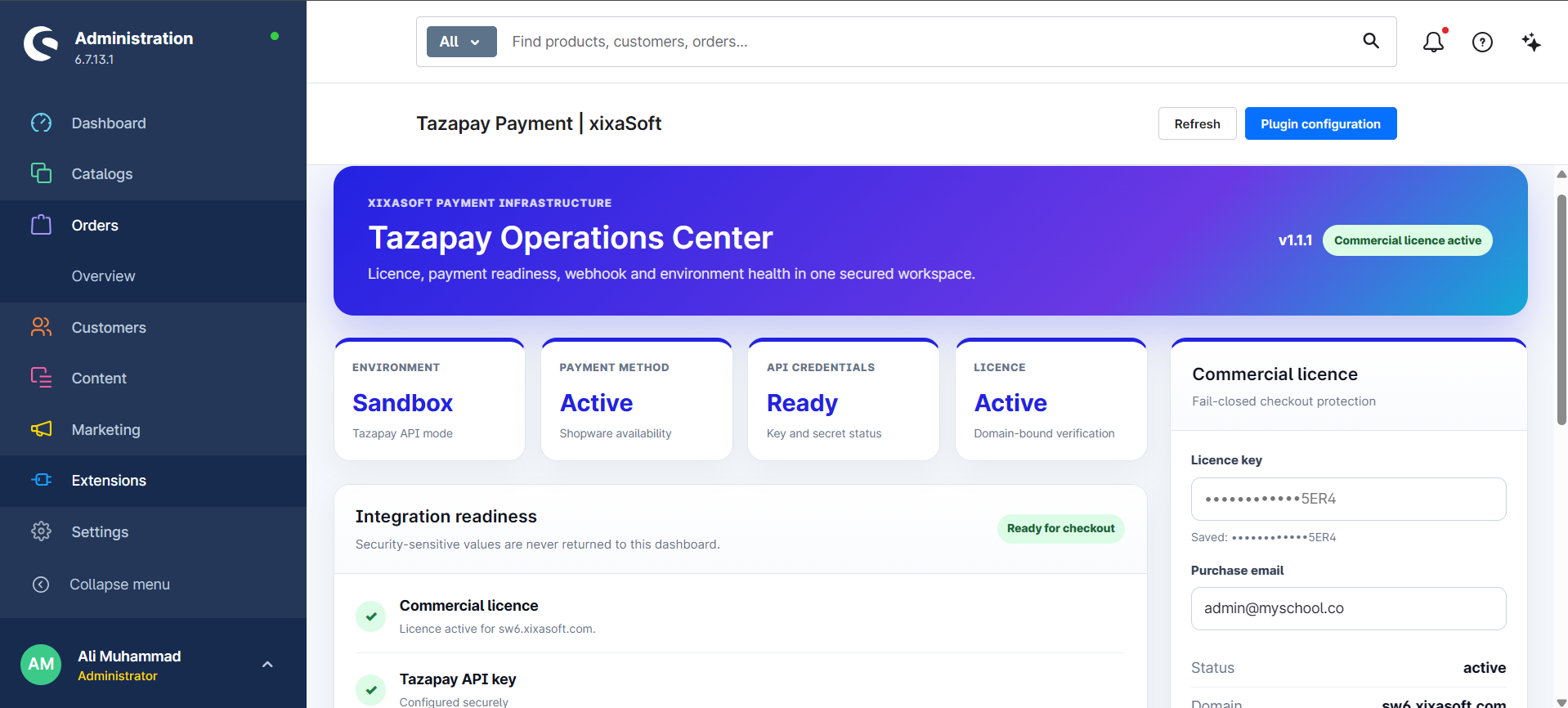 Tazapay Payment Shopware 6 | xixaSoft